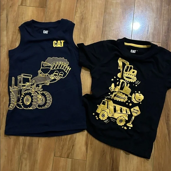 CAT Kids Construction Themed Outfit Set - Picture 4 of 4